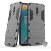 Image de Housse Etui Coque Rigide Anti Choc Pour Oneplus 6t + Film Ecran - Gris
