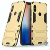 Image de Housse Etui Coque Rigide Anti Choc Pour Xiaomi Redmi Note 6 Pro + Verre Trempe - Or