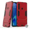 Image de Housse Etui Coque Rigide Anti Choc Pour Samsung Galaxy A9 (2018) + Verre Trempe - Rouge