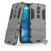 Image de Housse Etui Coque Rigide Anti Choc Pour Nokia 7.1 (2018) + Film Ecran - Gris