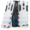 Image de Housse Etui Coque Rigide Anti Choc Pour Nokia 8.1 (2019) + Film Ecran - Argent