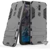 Image de Housse Etui Coque Rigide Anti Choc Pour Nokia 8.1 (2019) + Verre Trempe - Gris