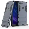 Image de Housse Etui Coque Rigide Anti Choc Pour Xiaomi Mi 8 Lite + Film Ecran - Bleu Fonce