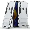 Image de Housse Etui Coque Rigide Anti Choc Pour Xiaomi Mi Mix 3 + Verre Trempe - Argent