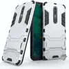 Image de Housse Etui Coque Rigide Anti Choc Pour Nokia 5.1 Plus (2019) + Film Ecran - Argent