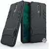 Image de Housse Etui Coque Rigide Anti Choc Pour Nokia 5.1 Plus (2019) + Verre Trempe - Noir
