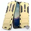 Image de Housse Etui Coque Rigide Anti Choc Pour Nokia 6.1 Plus (2019) + Film Ecran - Or