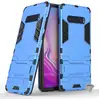 Image de Housse Etui Coque Rigide Anti Choc Pour Samsung Galaxy S10+ Plus + Film Ecran - Bleu Clair