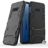 Image de Housse Etui Coque Rigide Anti Choc Pour Samsung Galaxy S10e + Verre Trempe - Noir