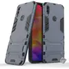 Image de Housse Etui Coque Rigide Anti Choc Pour Xiaomi Redmi Note 7 + Verre Trempe - Bleu Fonce
