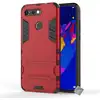 Image de Housse Etui Coque Rigide Anti Choc Pour Huawei Honor View 20 + Verre Trempe - Rouge
