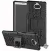 Image de Housse Etui Coque Rigide Anti Choc Pour Sony Xperia 10 + Verre Trempe - Noir