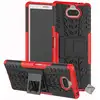 Image de Housse Etui Coque Rigide Anti Choc Pour Sony Xperia 10 + Verre Trempe - Rouge