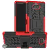 Image de Housse Etui Coque Rigide Anti Choc Pour Sony Xperia 10 Plus + Film Ecran - Rouge