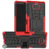 Image de Housse Etui Coque Rigide Anti Choc Pour Sony Xperia 10 Plus + Verre Trempe - Rouge
