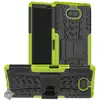 Image de Housse Etui Coque Rigide Anti Choc Pour Sony Xperia 10 Plus + Verre Trempe - Vert