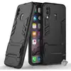 Image de Housse Etui Coque Rigide Anti Choc Pour Samsung Galaxy A40 + Verre Trempe - Noir