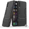 Image de Housse Etui Coque Rigide Anti Choc Pour Samsung Galaxy A50 + Verre Trempe - Noir