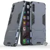Image de Housse Etui Coque Rigide Anti Choc Pour Samsung Galaxy A50 + Verre Trempe - Bleu Fonce