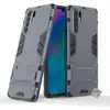 Image de Housse Etui Coque Rigide Anti Choc Pour Huawei P30 Pro + Verre Trempe - Bleu Fonce