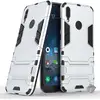 Image de Housse Etui Coque Rigide Anti Choc Pour Huawei Y7 (2019) + Film Ecran - Argent