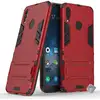 Image de Housse Etui Coque Rigide Anti Choc Pour Huawei Y7 (2019) + Film Ecran - Rouge