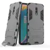 Image de Housse Etui Coque Rigide Anti Choc Pour Oneplus 7 + Verre Trempe - Gris