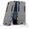 Image de Housse Etui Coque Rigide Anti Choc Pour Huawei Y5 (2019) + Verre Trempe - Gris