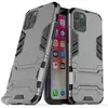 Image de Housse Etui Coque Rigide Anti Choc Pour Apple Iphone 11 Pro + Verre Trempe - Gris