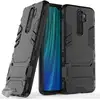 Image de Housse Etui Coque Rigide Anti Choc Pour Xiaomi Redmi Note 8 Pro + Verre Trempe - Noir