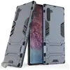 Image de Housse Etui Coque Rigide Anti Choc Pour Samsung Galaxy Note 10 + Verre Trempe - Bleu Fonce