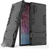 Image de Housse Etui Coque Rigide Anti Choc Pour Samsung Galaxy Note 10+ Plus + Verre Trempe - Noir