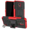 Image de Housse Etui Coque Rigide Anti Choc Pour Nokia 2.2 + Verre Trempe - Rouge