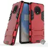 Image de Housse Etui Coque Rigide Anti Choc Pour Oneplus 7t + Film Ecran - Rouge