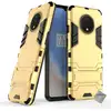 Image de Housse Etui Coque Rigide Anti Choc Pour Oneplus 7t + Film Ecran - Or