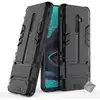 Image de Housse Etui Coque Rigide Anti Choc Pour Oppo Reno 2 + Film Ecran - Noir