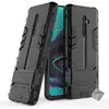 Image de Housse Etui Coque Rigide Anti Choc Pour Oppo Reno 2 + Verre Trempe - Noir