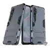 Image de Housse Etui Coque Rigide Anti Choc Pour Xiaomi Mi Note 10 + Verre Trempe - Bleu Fonce