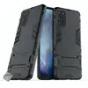 Image de Housse Etui Coque Rigide Anti Choc Pour Samsung Galaxy S20 Plus + Verre Trempe - Noir