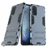 Image de Housse Etui Coque Rigide Anti Choc Pour Samsung Galaxy S20 Ultra + Verre Trempe - Bleu Fonce