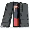 Image de Housse Etui Coque Rigide Anti Choc Pour Xiaomi Mi 10 / Mi 10 Pro + Verre Trempe - Noir