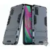Image de Housse Etui Coque Rigide Anti Choc Pour Samsung Galaxy A41 + Verre Trempe - Bleu Fonce