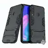 Image de Housse Etui Coque Rigide Anti Choc Pour Huawei P40 Lite E / Y7p + Verre Trempe - Noir