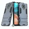Image de Housse Etui Coque Rigide Anti Choc Pour Xiaomi Poco F2 Pro + Film Ecran - Bleu Fonce