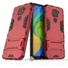 Image de Housse Etui Coque Rigide Anti Choc Pour Xiaomi Redmi Note 9 + Verre Trempe - Rouge