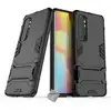 Image de Housse Etui Coque Rigide Anti Choc Pour Xiaomi Mi Note 10 Lite + Verre Trempe - Noir