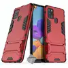 Image de Housse Etui Coque Rigide Anti Choc Pour Samsung Galaxy A21s + Verre Trempe - Rouge