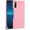 Image de Housse Etui Coque Rigide Simili Cuir Crocodile Pour Sony Xperia L4 + Verre Trempe - Rose