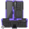 Image de Housse Etui Coque Rigide Anti Choc Pour Sony Xperia 10 Ii + Verre Trempe - Mauve