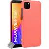 Image de Housse Etui Coque Rigide Simili Cuir Crocodile Pour Huawei Y5p + Film Ecran - Rouge